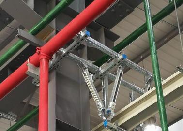 泽普该抗震支架的整体式支吊架结构协调性好
